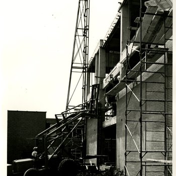 Hughes Hall - Construction