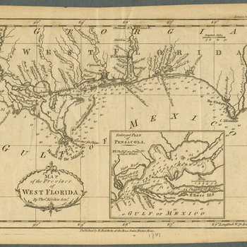 Map of the Province of West Florida