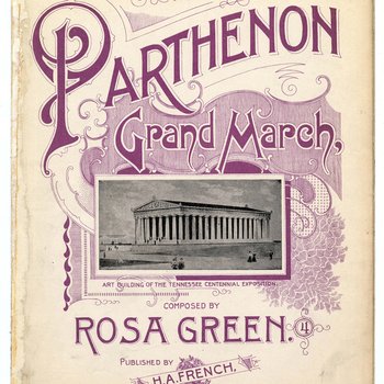Parthenon Grand March sheet music cover