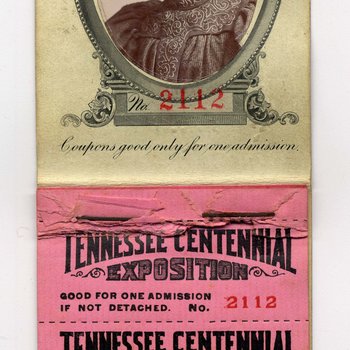 Mary L. Harris Tennessee Centennial Exposition ticket