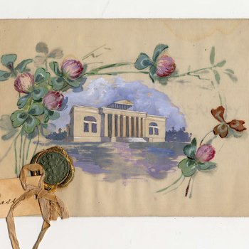 Handpainted sash