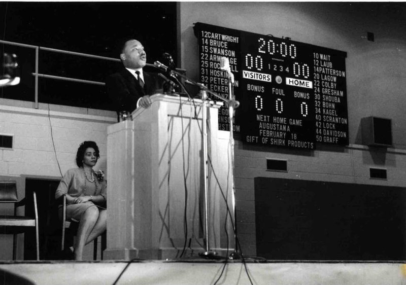 Photo of Rev. Dr. Martin Luther King, Jr. Visit to IWU (1c4918de6de531f699c359f74954ac29)