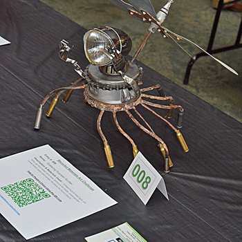 Scattering Scamper Scuttler, 2024, close-up