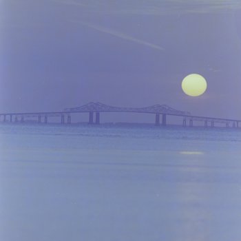 Sunset over the Sunset Skyway Bridge between Pinellas County and Manatee County, Florida, D