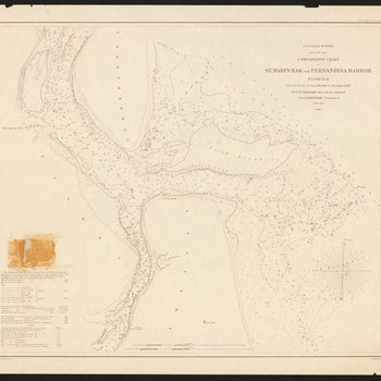 Comparative chart of St. Mary's Bar and Fernandina Harbor Florida