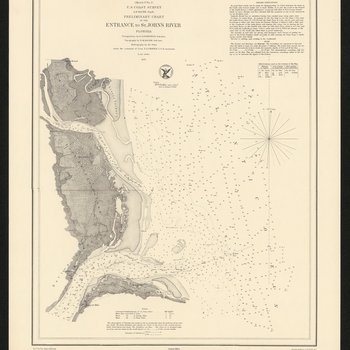 Preliminary chart of the entrance to St. John's River, Florida