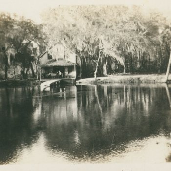 House and Dock on Ponce de Leon Springs, Florida, 1904, A