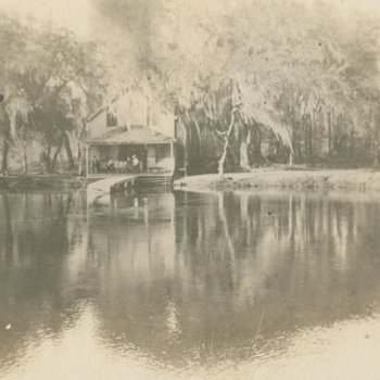 House and Dock on Ponce de Leon Springs, Florida, 1904, B