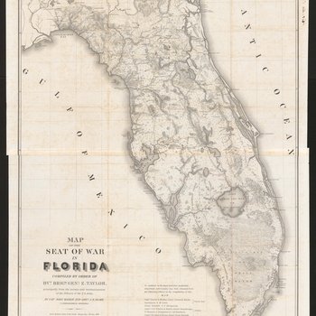 Map of the seat of war in Florida