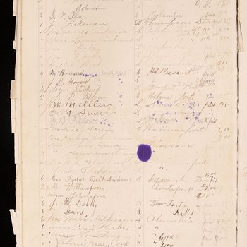 Guest Register for Estes House Hotel at Primm Springs