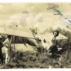 100d John A Hibberd Course 26 Collection. Stearman crash in Lake Okeechobee. Dated 21.8.45