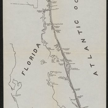 A guide to Florida for tourists, sportsmen and settlers, Map 1