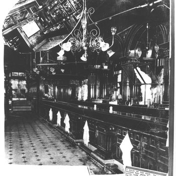 Interior of the Southern Turf Saloon on 4th Avenue, Nashville, Tennessee, before 1920