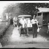 Sheriff Gather Hinson after raiding a still Hohenwald, Tennessee, 1960