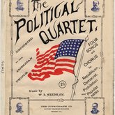 The Political Quartet sheet music, 1896