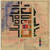 Map of downtown Chattanooga saloon district (1911)