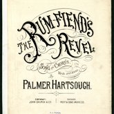 The Rum-Fiend's Revel sheet music, 1879