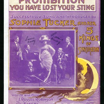 For If Kisses Are Intoxicating As They Say Prohibition You Have Lost Your Sting sheet music, 1919