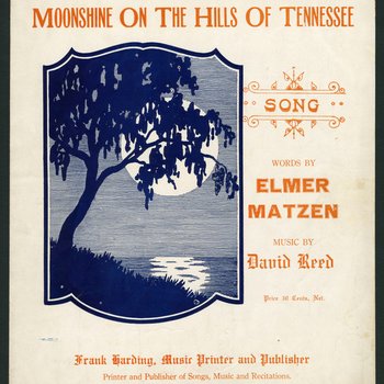 Moonshine on the Hills of Tennessee sheet music, 1927