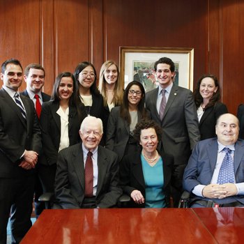 President Jimmy Carter Visits Cardozo Law Students and Faculty