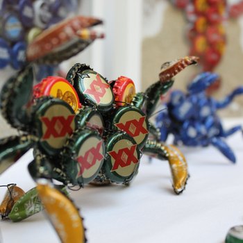 The Beer goes on forever and the recycling never ends, 2018, detail