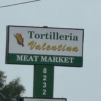 Photograph of a Tortillería sign