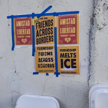 Photograph of Friends Across Borders Posters