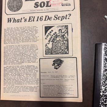 Photograph of El Sol Newspaper