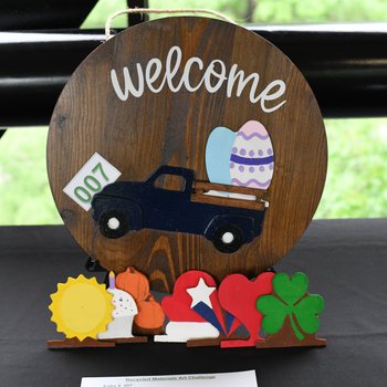 Truck Welcome Sign, with changing seasons, 2025