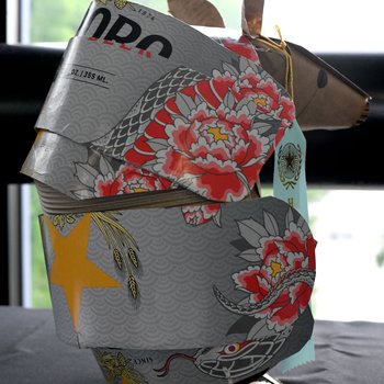 Dilbert the Armadillo, 2025, back-view