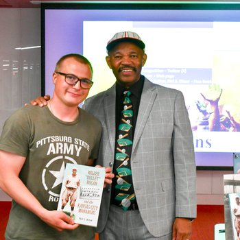 Phil Dixon & ROTC Student