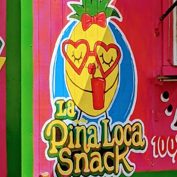 Photograph of La Piña Loca Snack Bar Logo