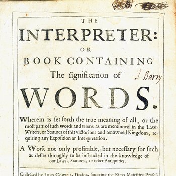 The Interpreter (1658)