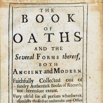 The Book of Oaths (1689)