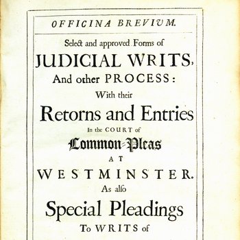 Officina Brevium (1679)