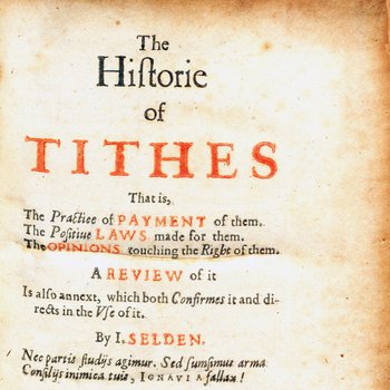The Historie of Tithes (1618)