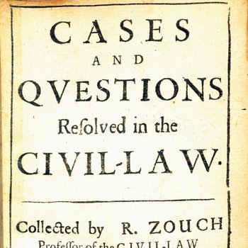 Cases and Questions Resolved in the Civil-Law (1652)