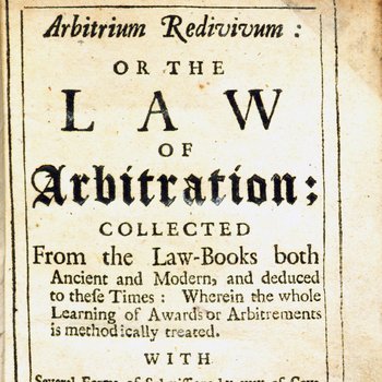 Arbitrium Redivivum (1694)