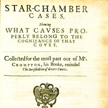 Star-Chamber Cases (1630)