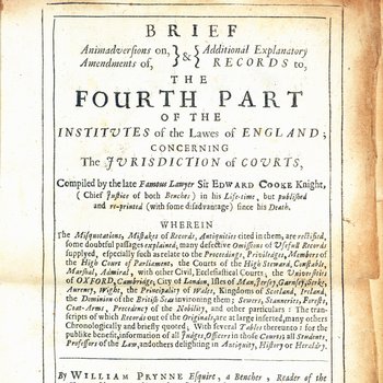 Brief Animadversions (1669)