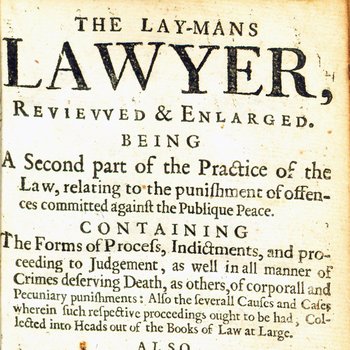 The Lay-mans Lawyer (1656)