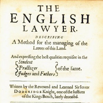 The English Lawyer (1631)