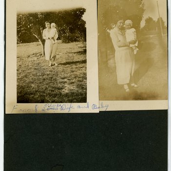 Wife and Baby of Frank Flores