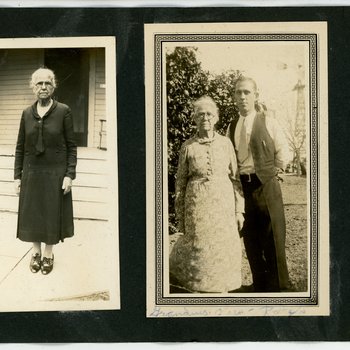 Grandma Olson and Ralph Olson