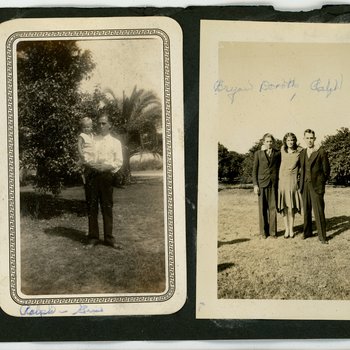 Outdoor Portraits of a Child, Ralph, Bryan and Dorothy