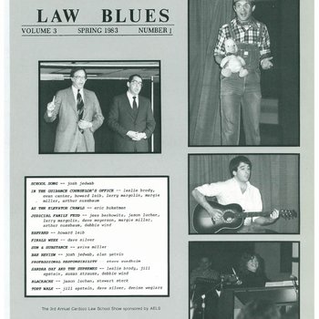 3rd Annual Cardozo Law School Show Program, Spring 1983