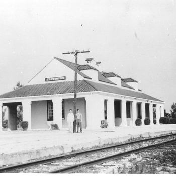 Clewiston Railroad Depot (Railway Station) in 1942