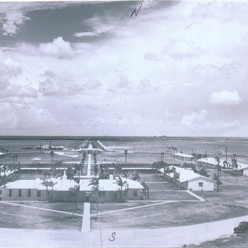 Riddle Field 1941-1945 from the ground looking north