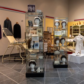 Nursing Cap and Cape Display