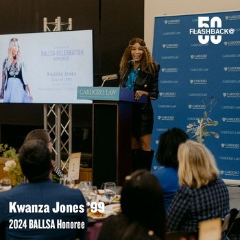 Kwanza Jones ’99, BALLSA Honoree